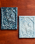 This tile comes in four standard glazes - they are all laid out together in a diagonal line.