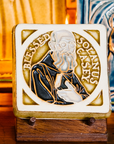 Hand-Painted Solanus Casey Tile