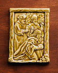 This tile features the deep golden Honey Gloss glaze.