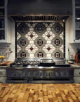 Guardian Building Tile Inspired Backsplash