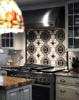 Guardian Building Tile Inspired Backsplash
