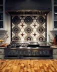Guardian Building Tile Inspired Backsplash
