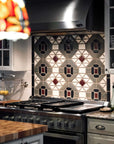 Guardian Building Tile Inspired Backsplash