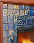 Ceramic Lake View Fireplace