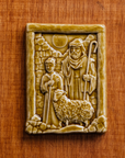 This tile features the deep golden Honey Gloss glaze.