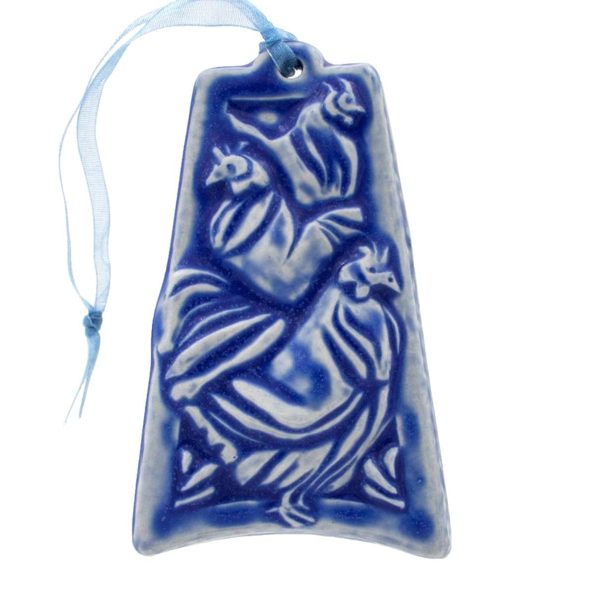 Three French Hens Ornament – Pewabic Pottery