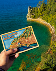 Pictured Rocks Postcard Tile