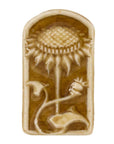 This pin comes in the deep golden Honey Gloss glaze.