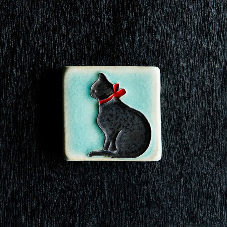 Cat Tile, Hand-Painted