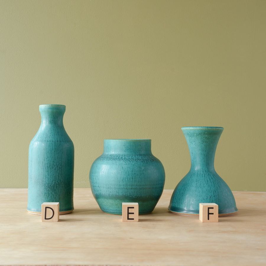 Petite Vases | Pewabic Blue – Pewabic Pottery