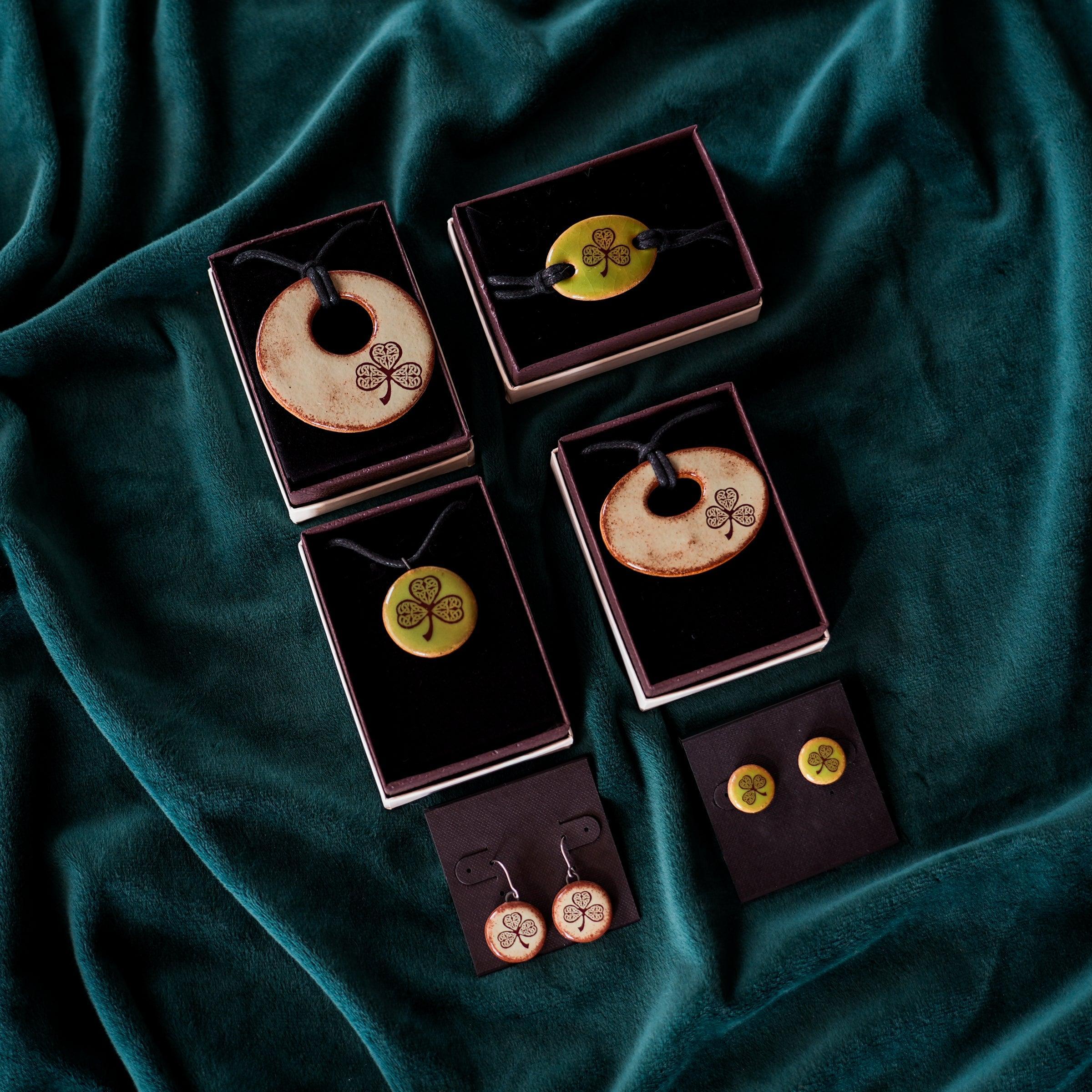 Earthen Craft Pottery | Shamrock Jewelry Collection – Pewabic Pottery
