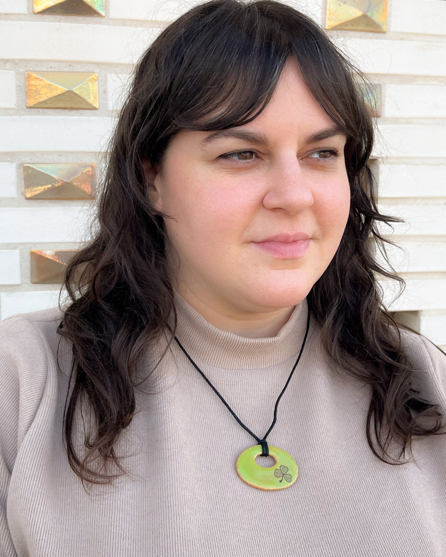 Earthen Craft Pottery | Lime Shamrock Jewelry Collection