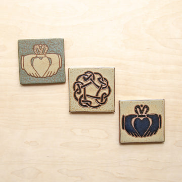Earthen Craft Pottery | 4x4 Claddagh Collection