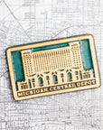The Michigan Central Depot Tile features the image of the large many-windowed building with the words "Michigan Central Depot" across the bottom of the tile.