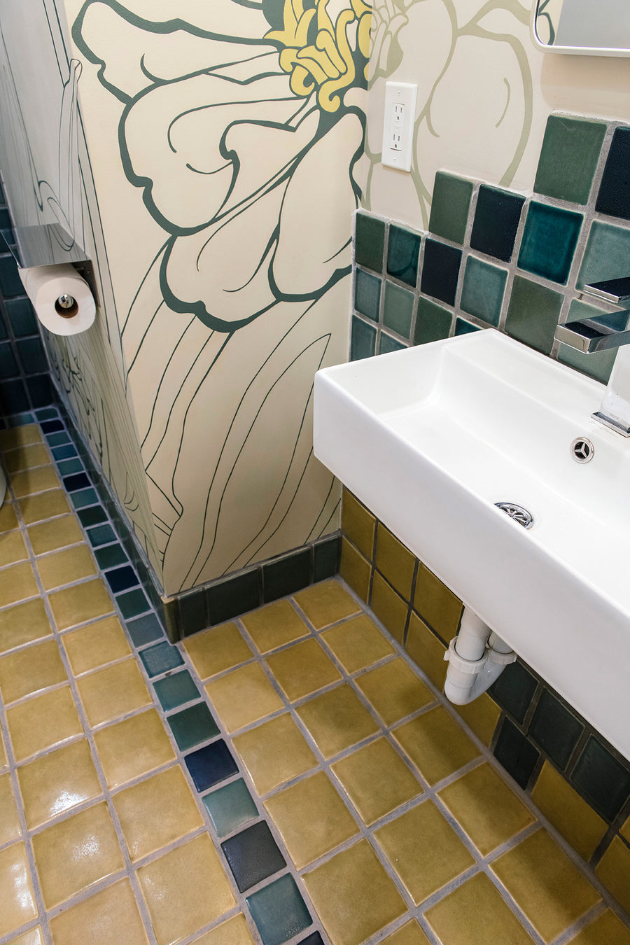 Waterfall Wall Bathroom