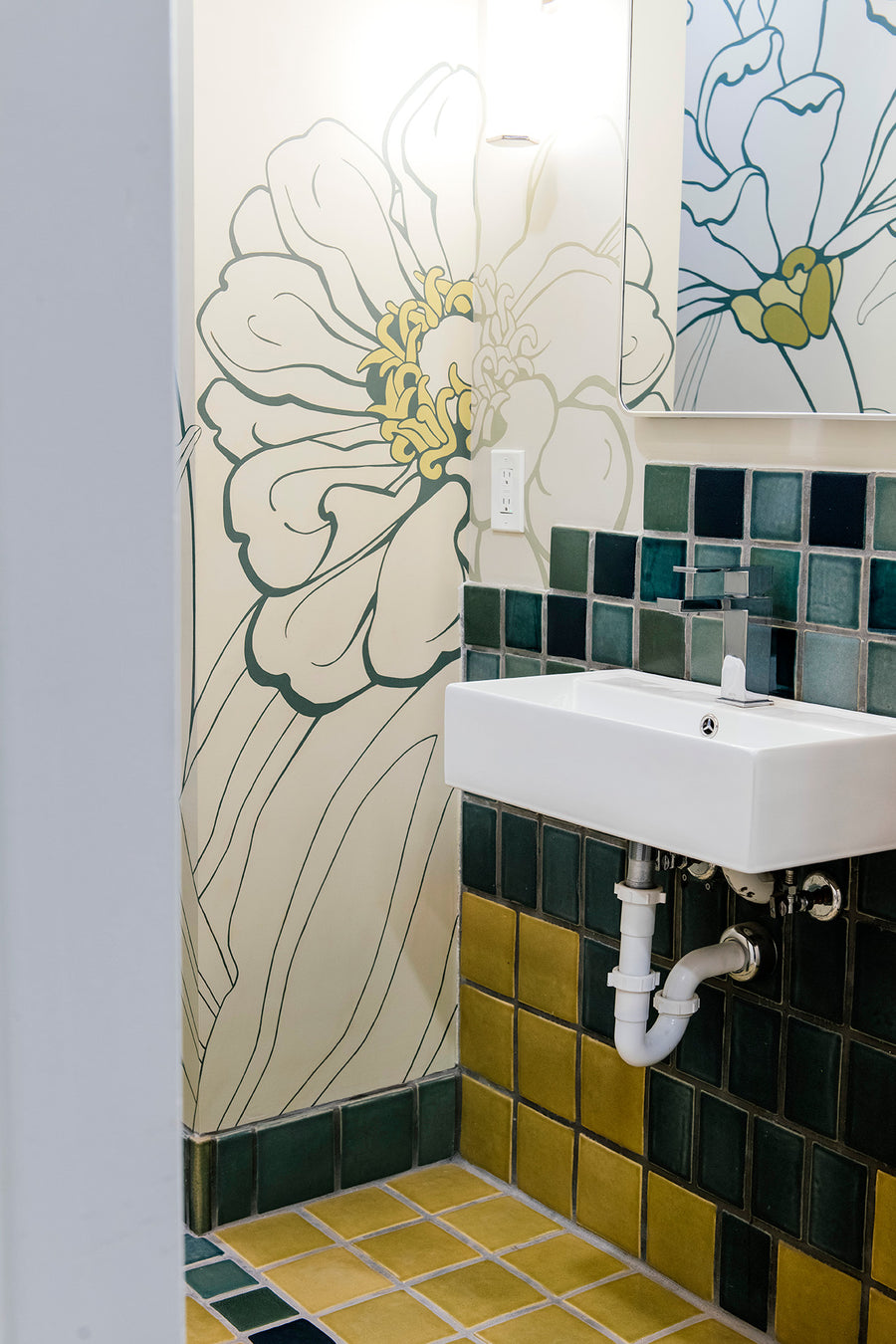 Waterfall Wall Bathroom