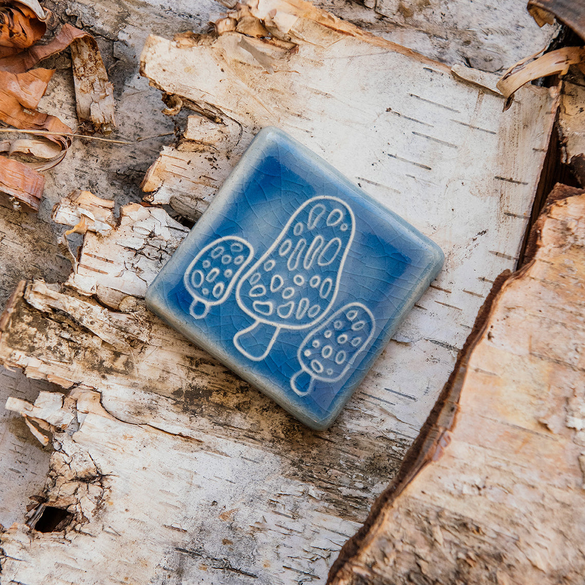 Morel Mushroom Tile