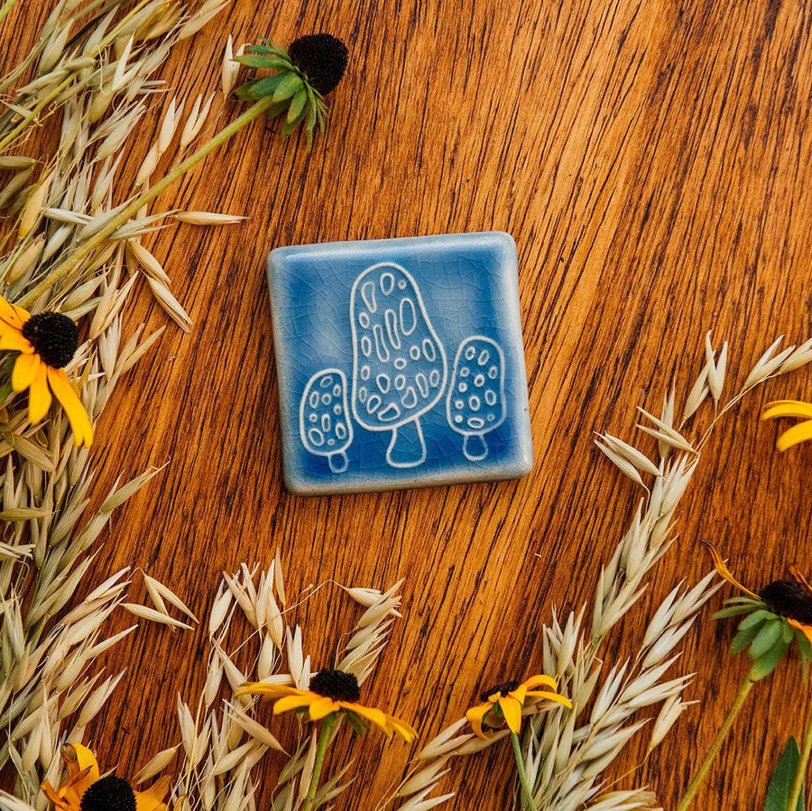 Morel Mushroom Tile