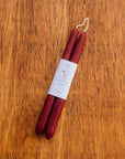 Mo&Co Home | 10" Beeswax Taper Candle Pair
