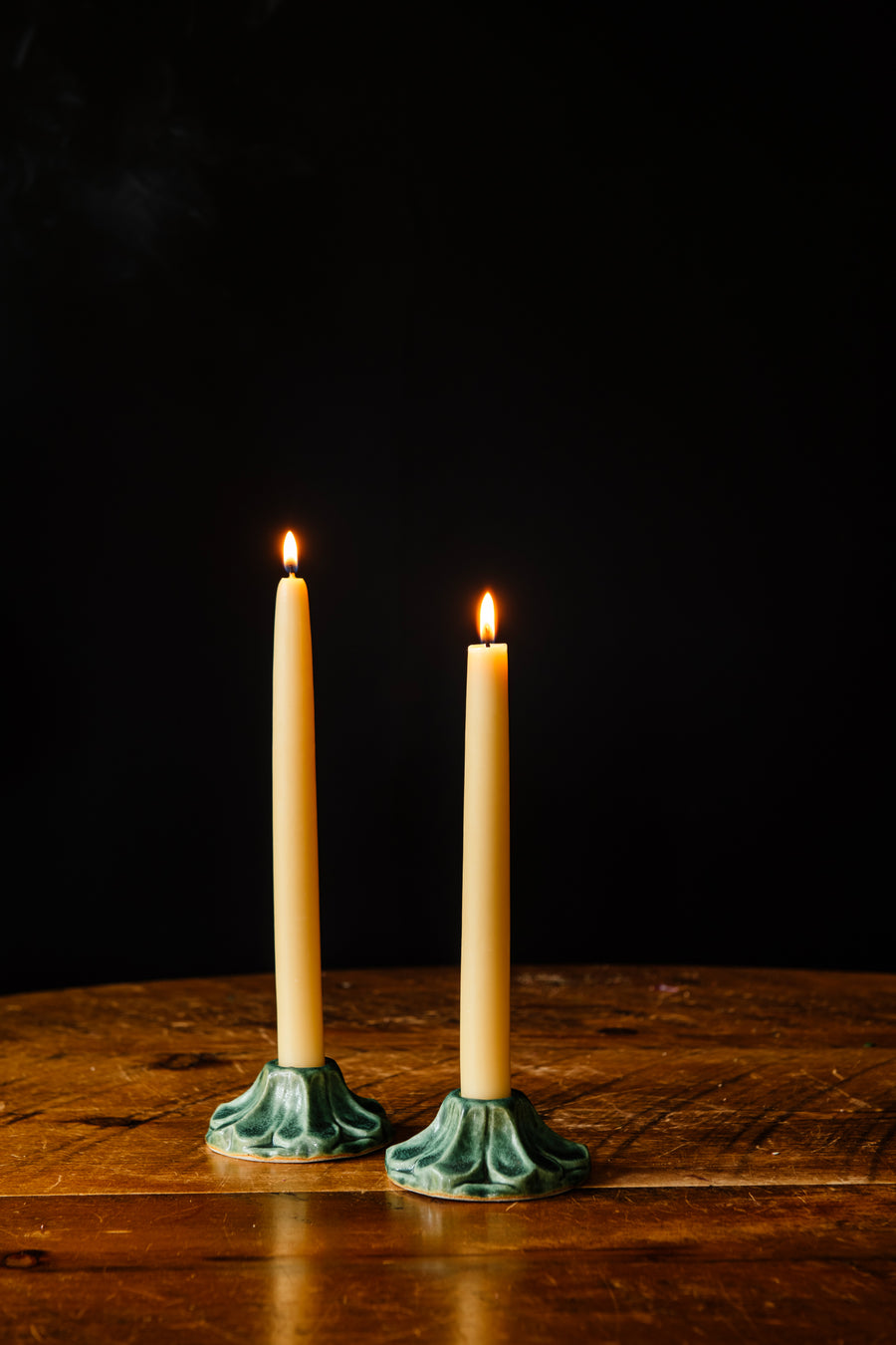 Scalloped Candle Holder