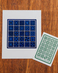 Geo Tiles Letterpress Postcard | Signal Return