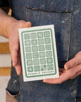 Geo Tiles Letterpress Postcard | Signal Return