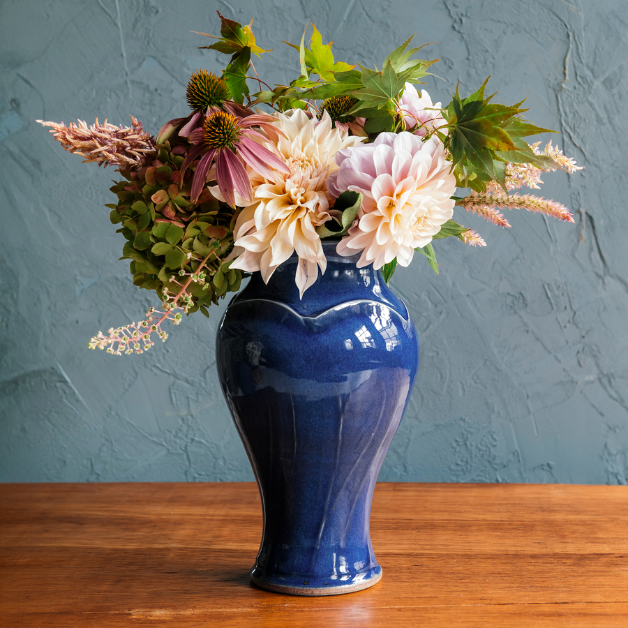 Pewabic Pottery Large Classic Vase Ultramarine