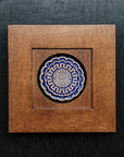 Framed Mooncake | Lapis/Natural