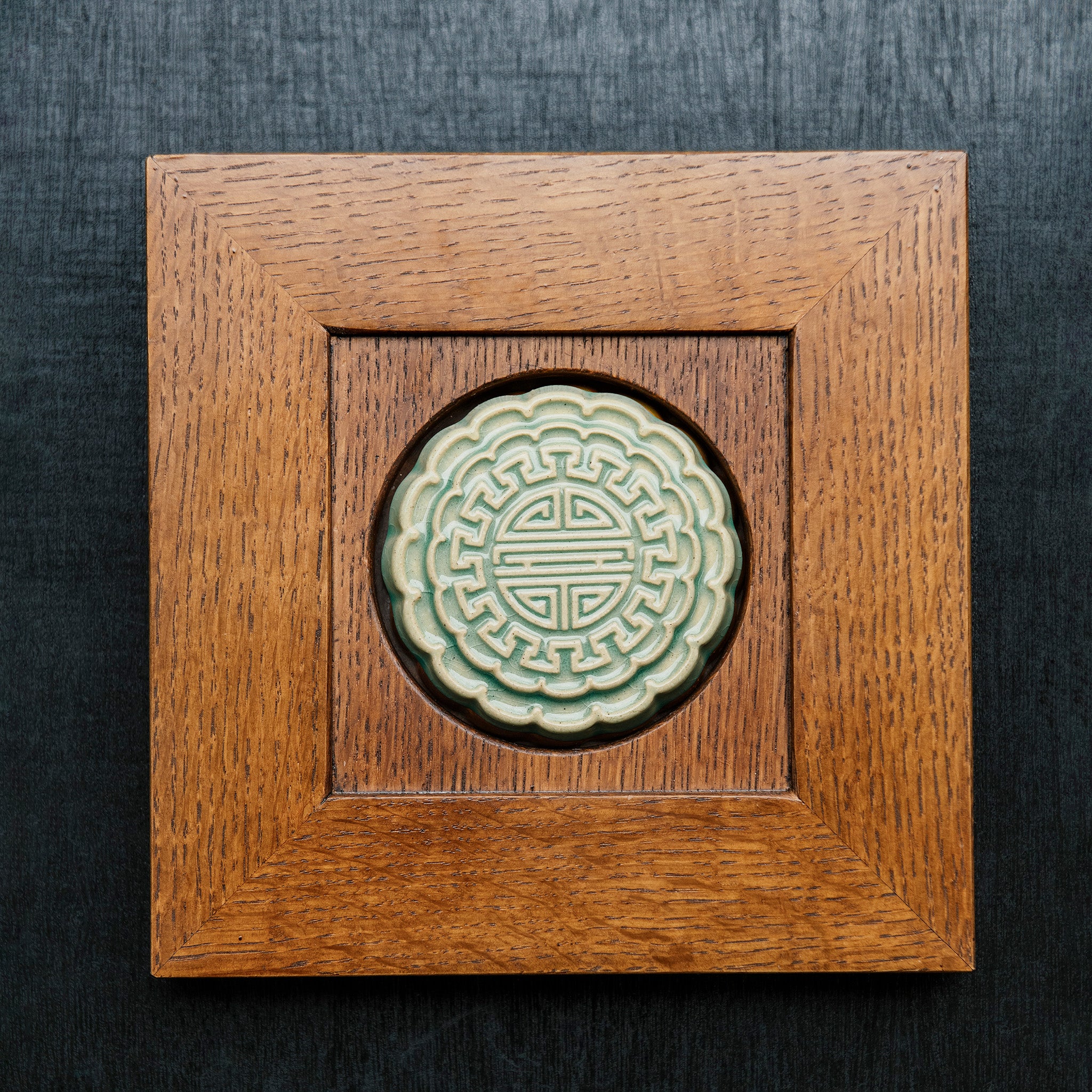 Framed Mooncake | Celadon