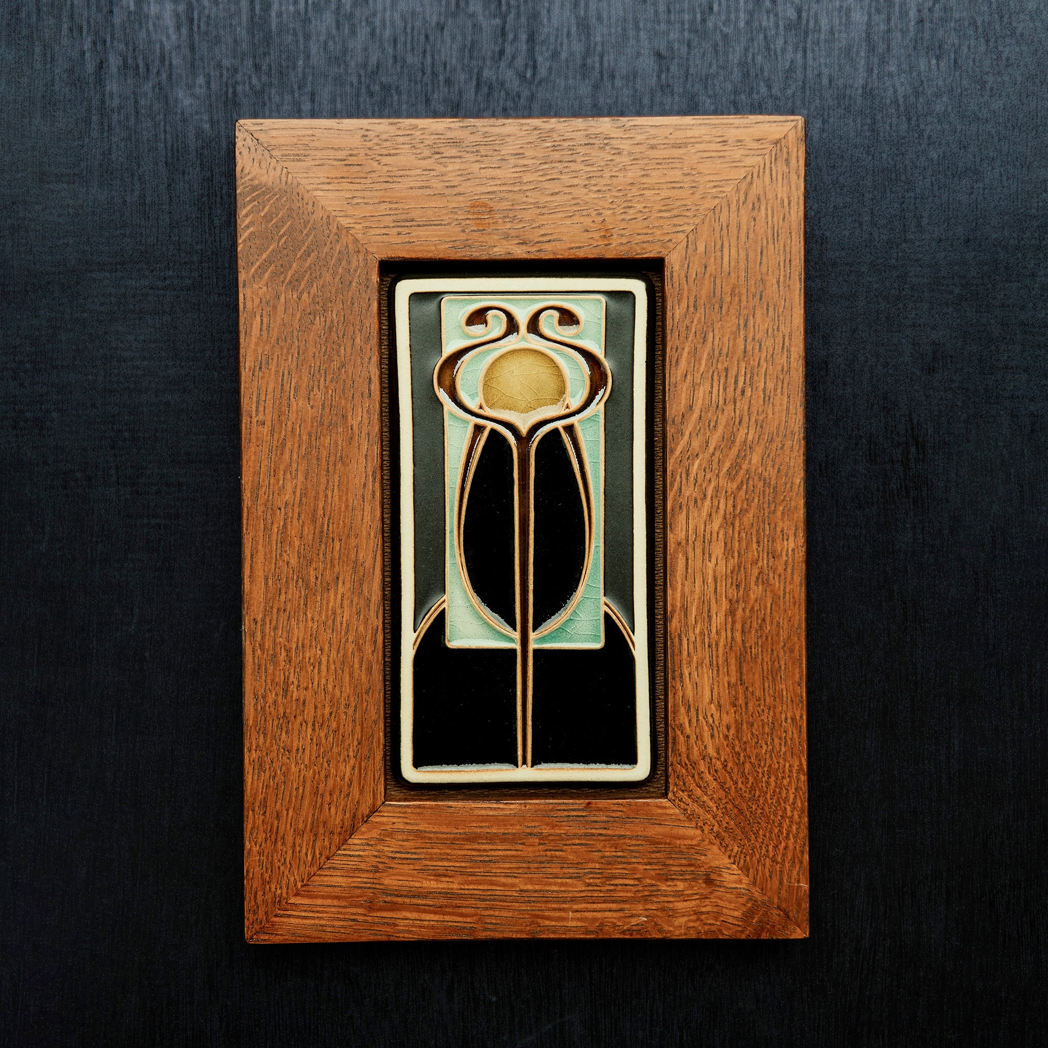 Framed Stickley Tile | Obsidian Palette