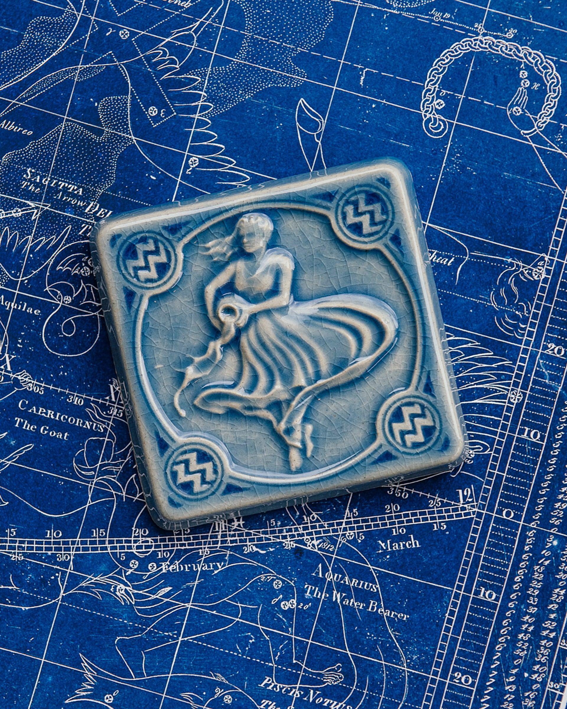 Aquarius | Zodiac Tile