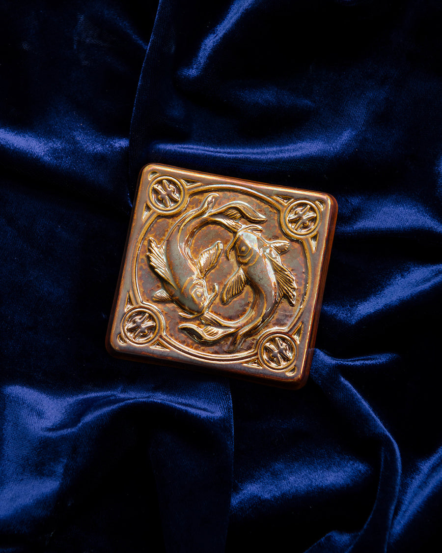 Pisces Zodiac Tile | Iridescent