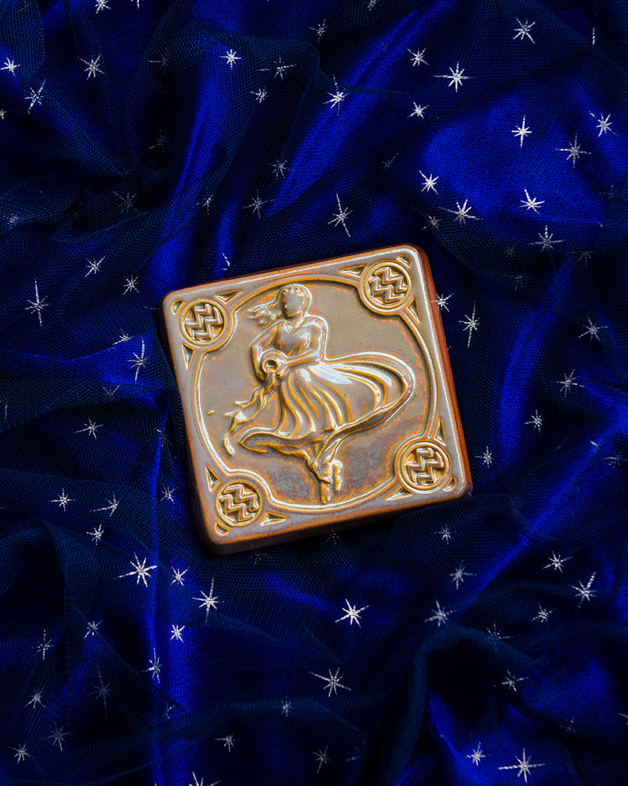 Aquarius Zodiac Tile | Iridescent