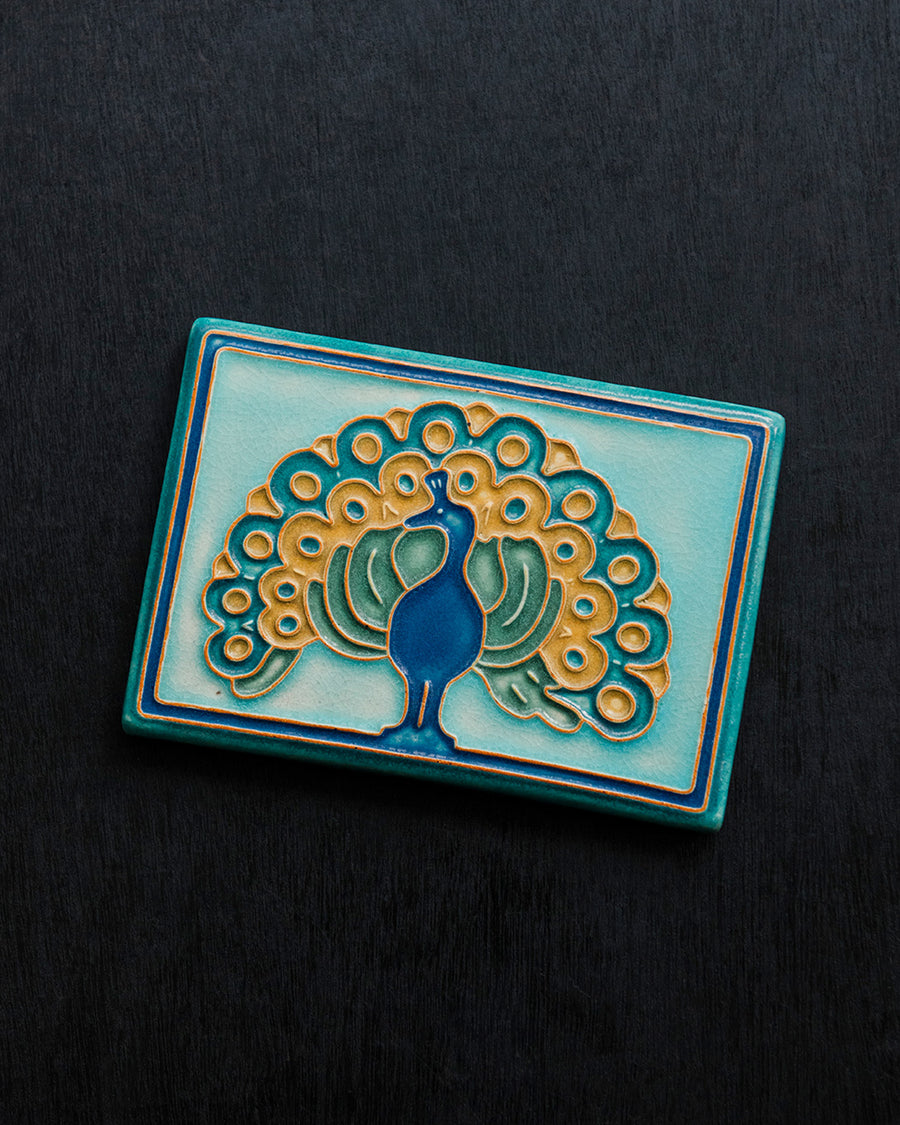 5x7 Peacock Tile