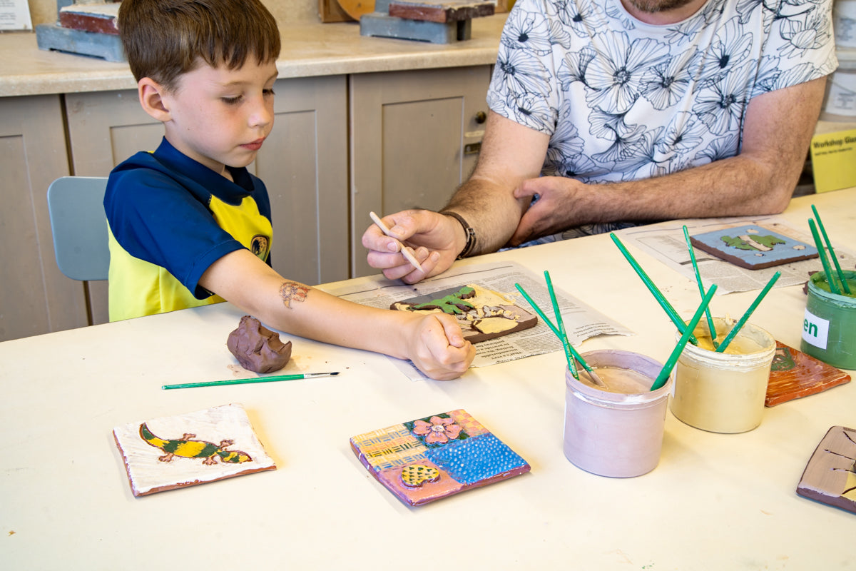 2026 Guardian/Child Tile Making Workshop - February 21st