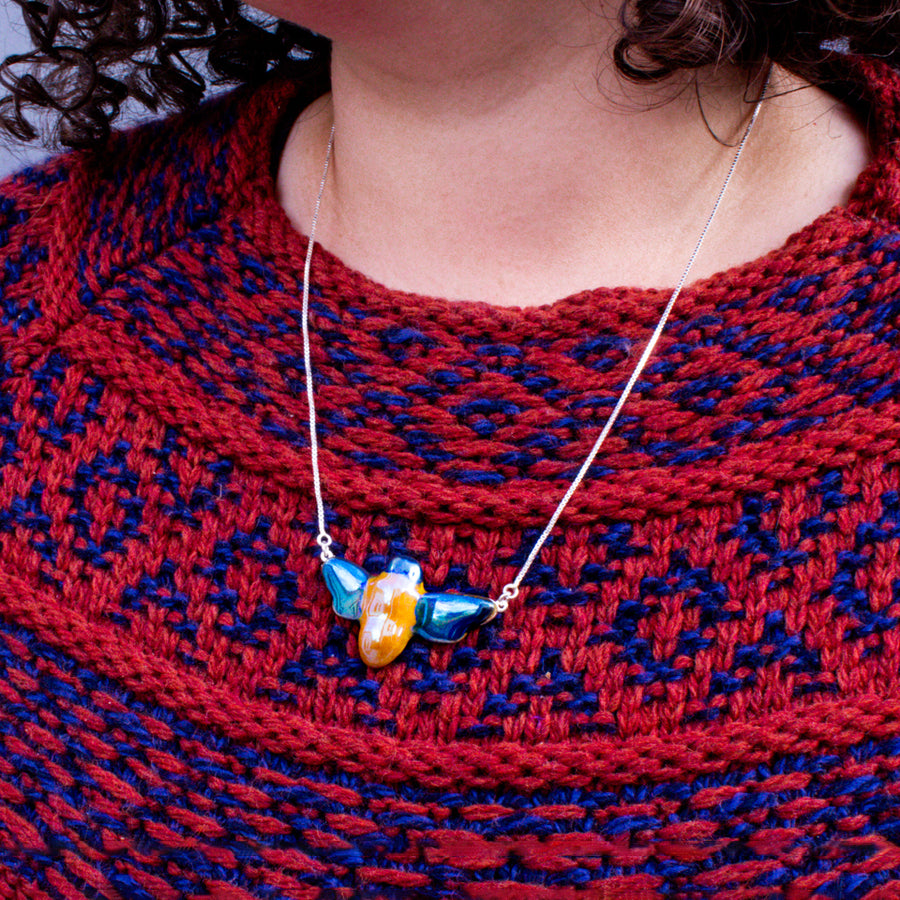 Historic Bee Necklace | Iridescent