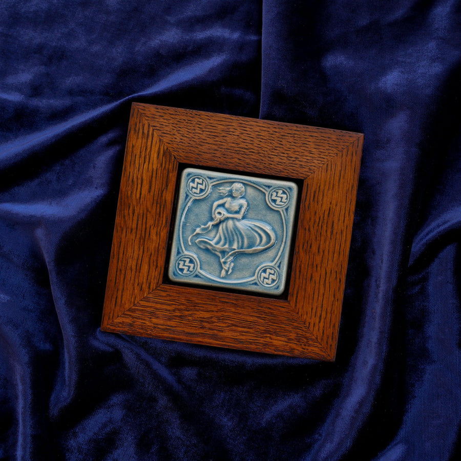 Framed Aquarius | Zodiac Tile