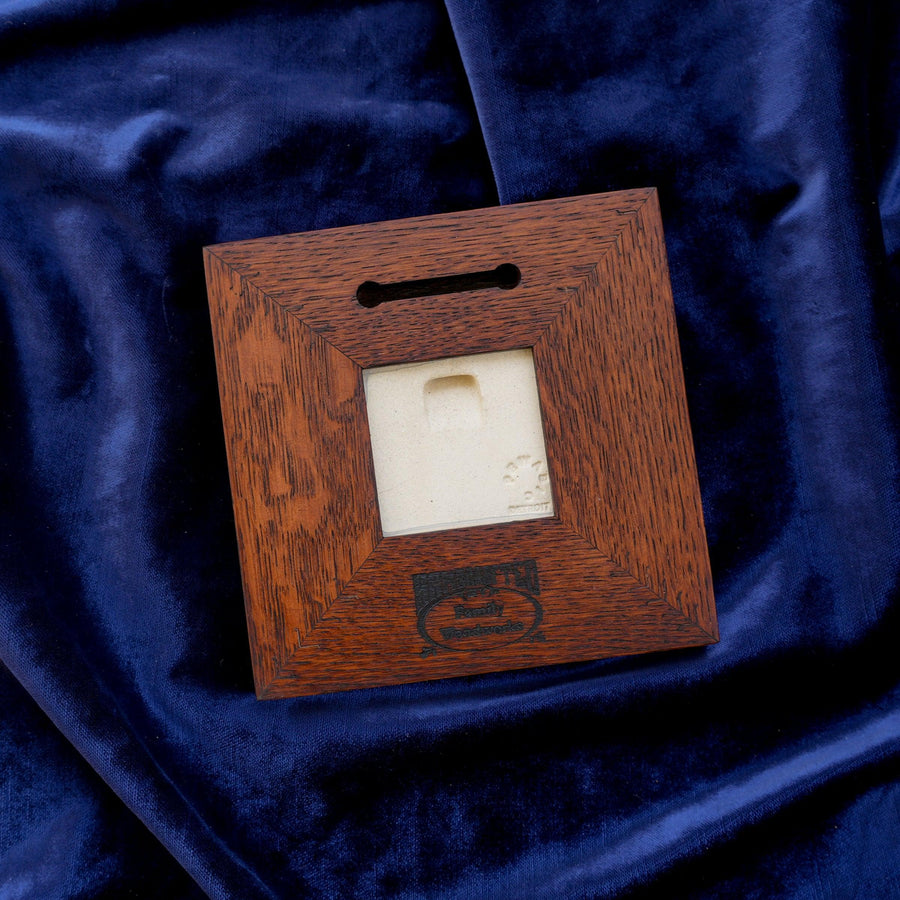 Framed Maple Leaf Tile | Kale