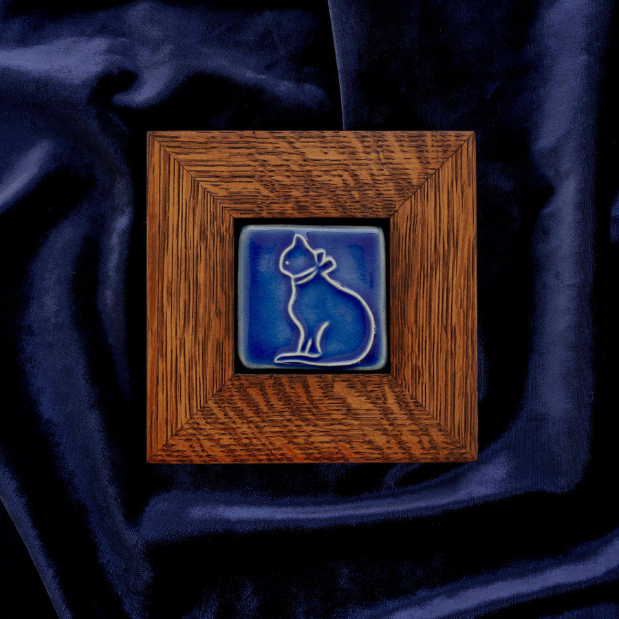 Framed Cat Tile | Lake Superior