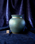 Mezza Vase | Matte Green Iridescent