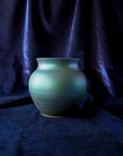 Mezza Vase | Matte Green Iridescent