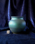 Mezza Vase | Matte Green Iridescent