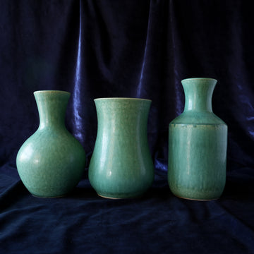 Mezza Vases | Pewabic Green