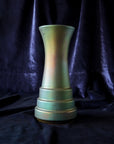 Step Vases | Matte Green Iridescent