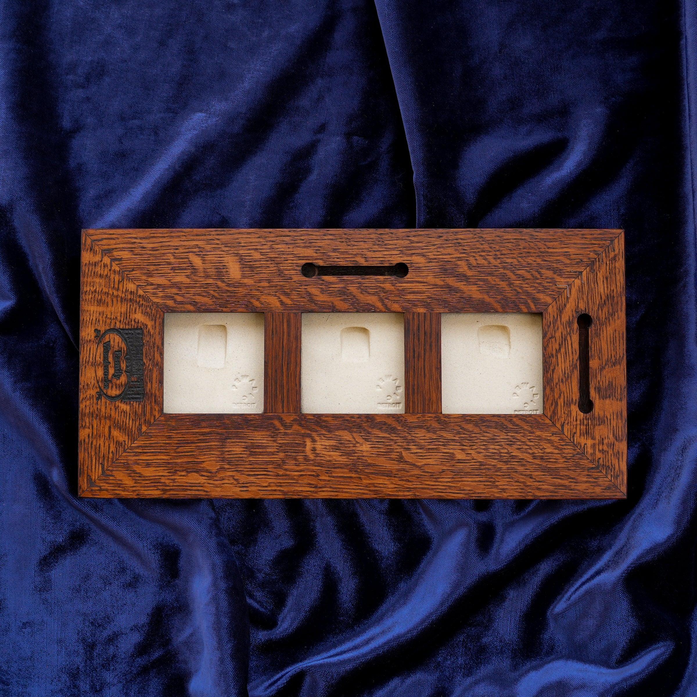 Framed Cat Tiles | Celadon