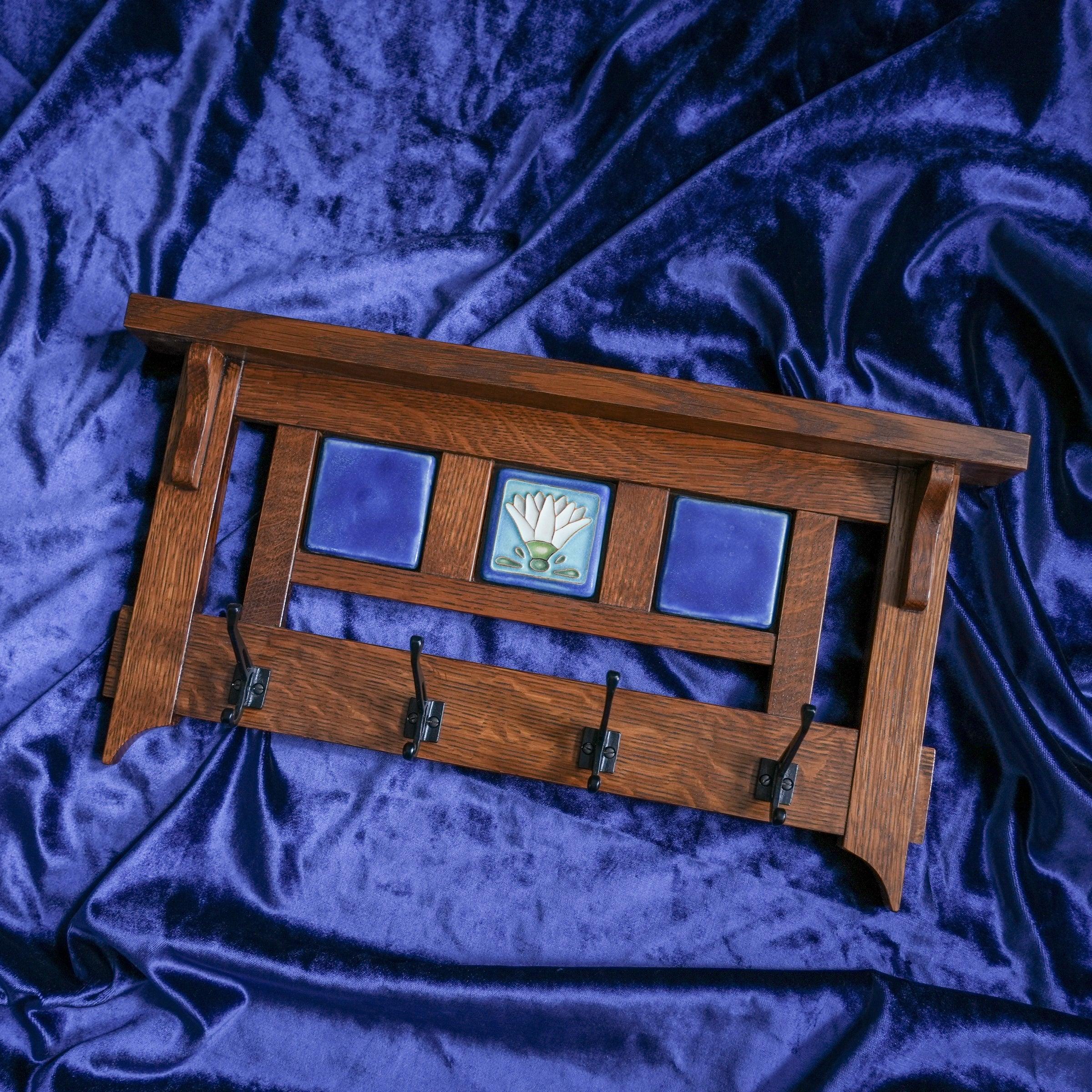 Lotus Coat Rack | Hand-Painted