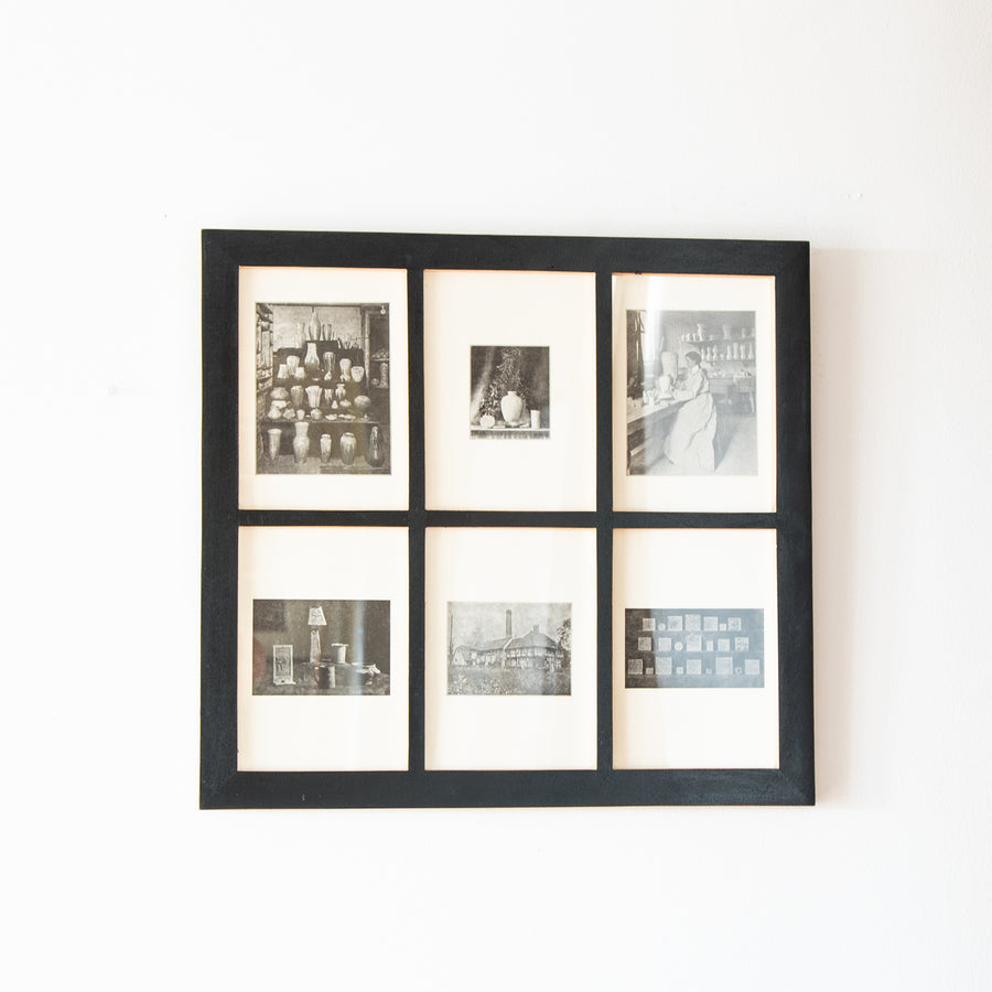 Framed Historic Copper Plate Prints Signal Return Pewabic Pottery