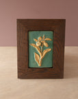 Weaver | Framed Showy Orchid Tile
