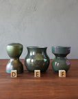 Matte Green Iridescent Petite Vase