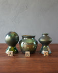 Matte Green Iridescent Petite Vase